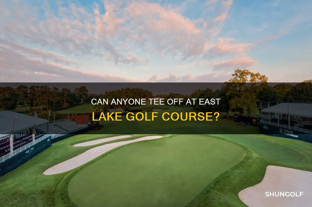 can anyone play at east lake golf course