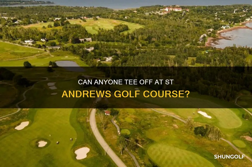 can anyone play at st andrews golf course