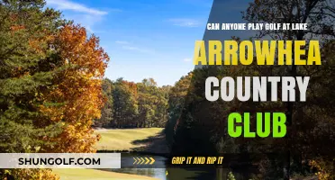 Can Anyone Play Golf at Lake Arrowhead Country Club?