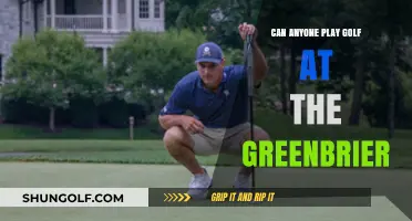 Can Anyone Play Golf at The Greenbrier? Access Explained