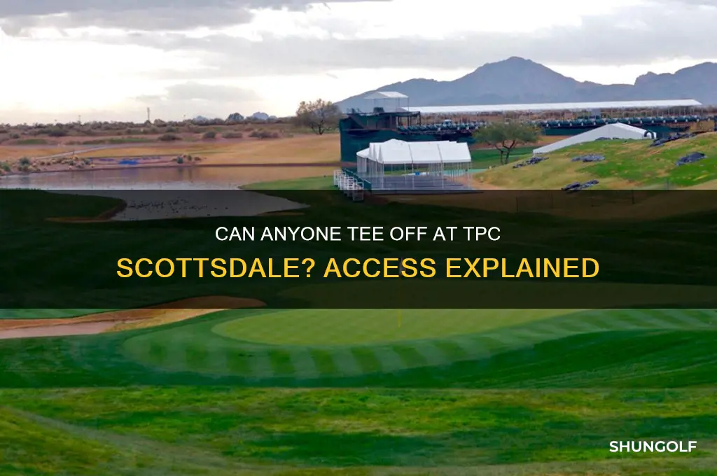 can anyone play golf at tpc scottsdale