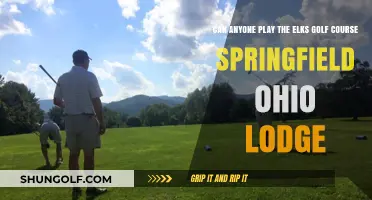 Who Can Play the Elks Golf Course in Springfield, Ohio?