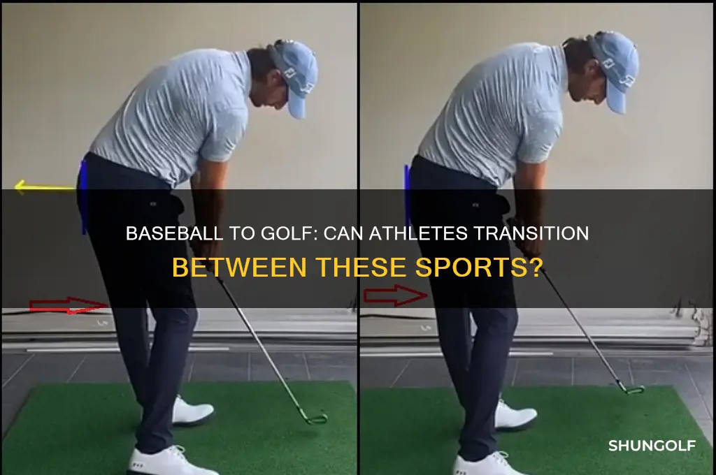 can baseball players play golf