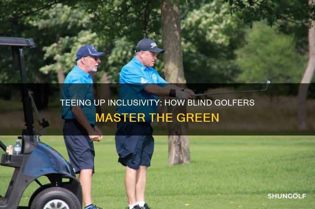 can blind people play golf
