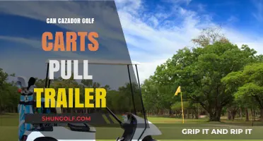 Can Cazador Golf Carts Tow Trailers? A Practical Guide