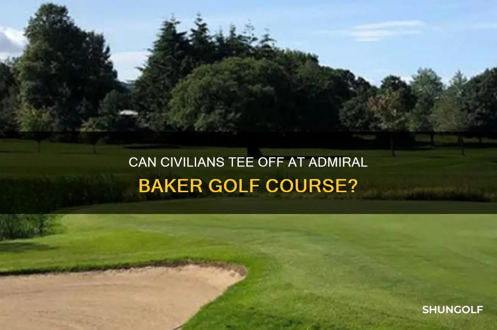can cillivans play at admerial baker golf course