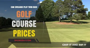 Can Civilians Access Twin Base Golf Course and Its Pricing?