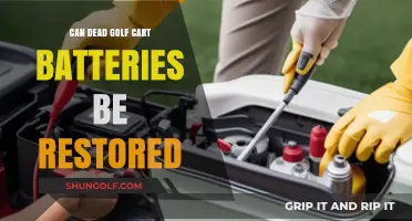 Reviving Dead Golf Cart Batteries: Restoration Tips and Tricks