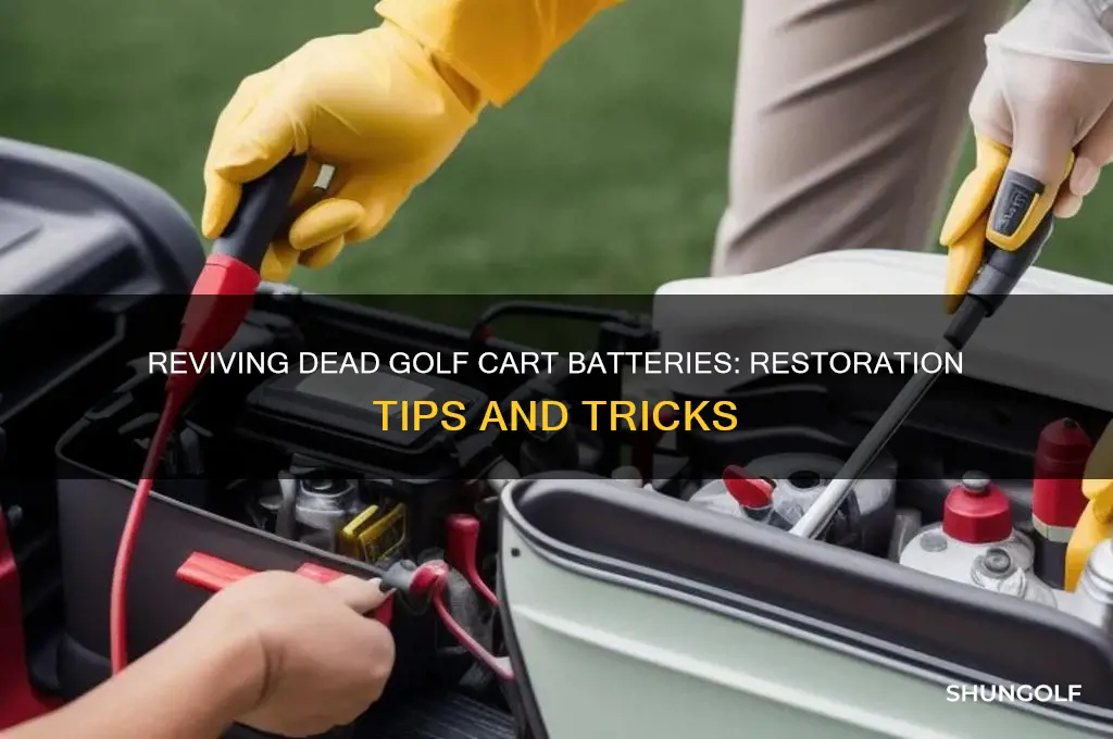 can dead golf cart batteries be restored