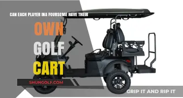 Can Each Golfer in a Foursome Have Their Own Golf Cart?