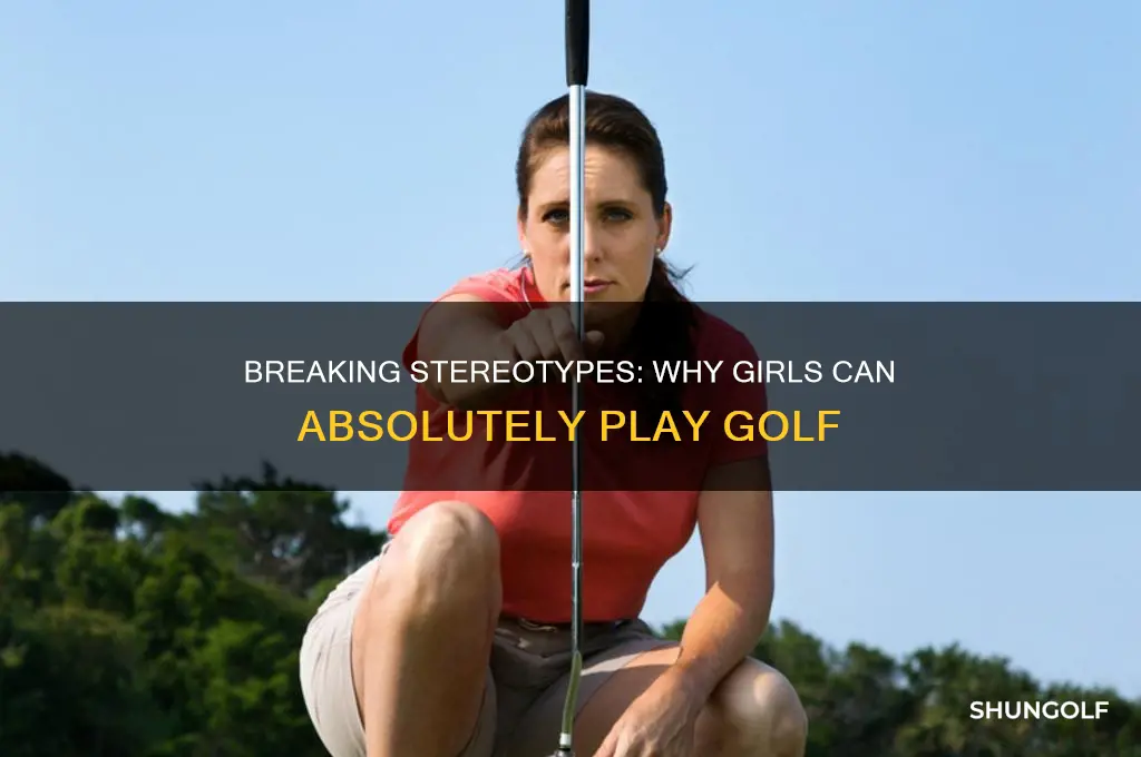 can girls play golf