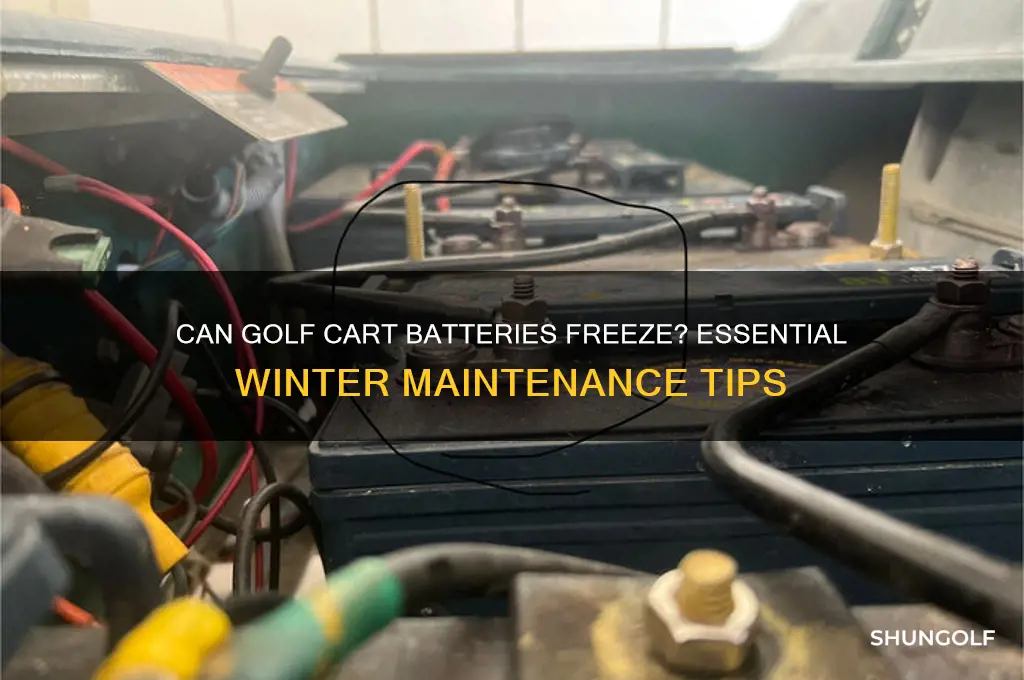 can golf cart batteries freeze