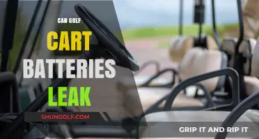 Can Golf Cart Batteries Leak? Understanding Risks and Prevention Tips