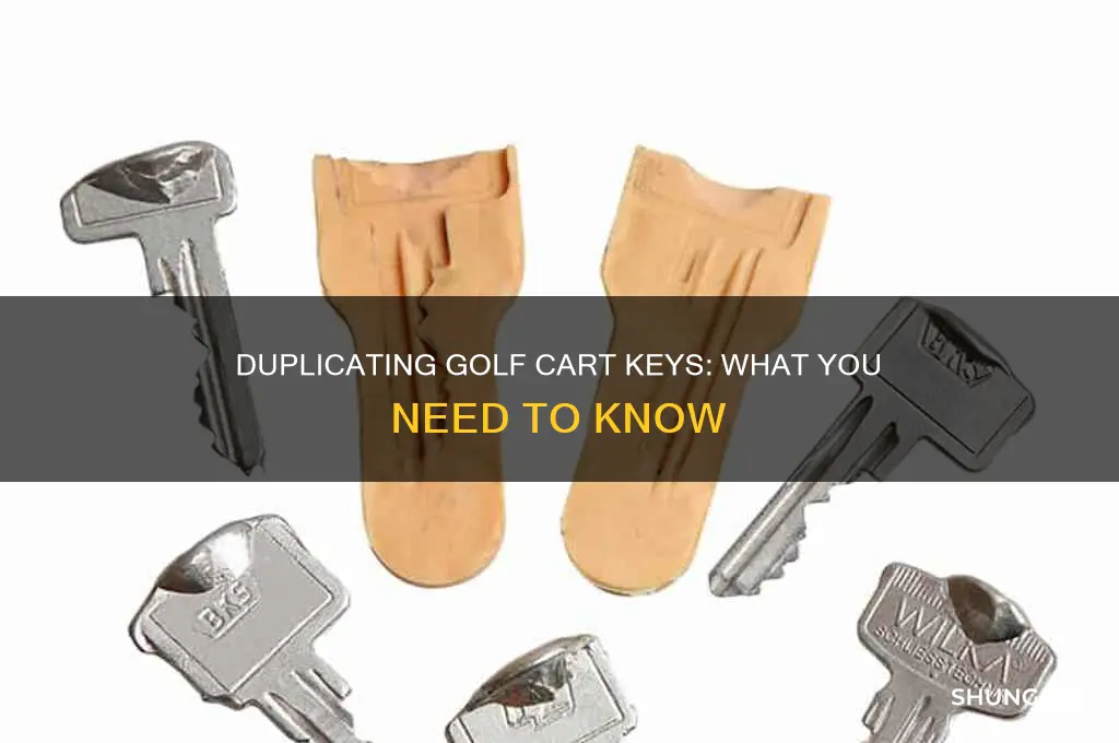 can golf cart keys be duplicated