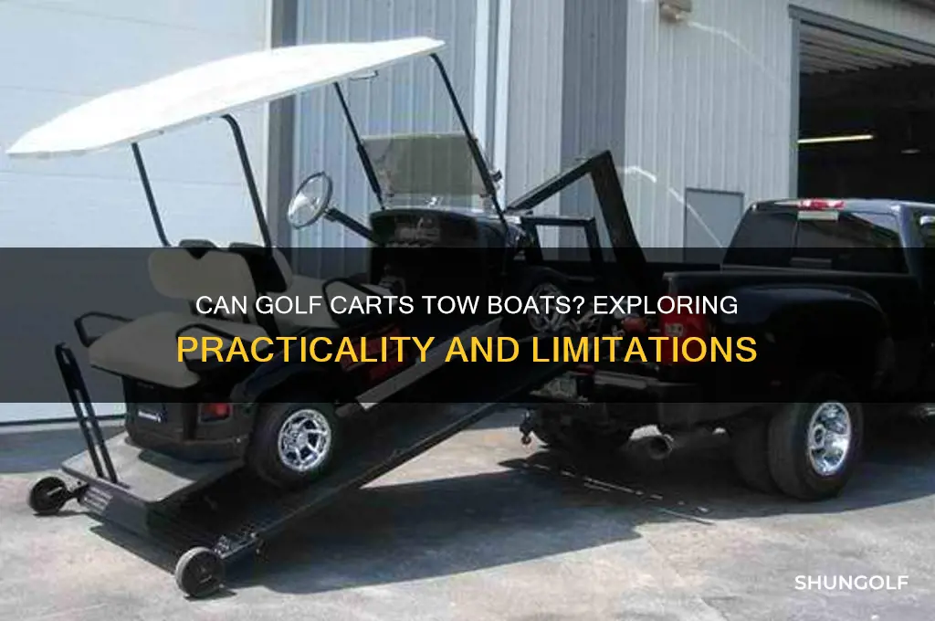 can golf cart tow boat