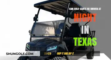 Driving Golf Carts at Night in Texas: Legal or Not?