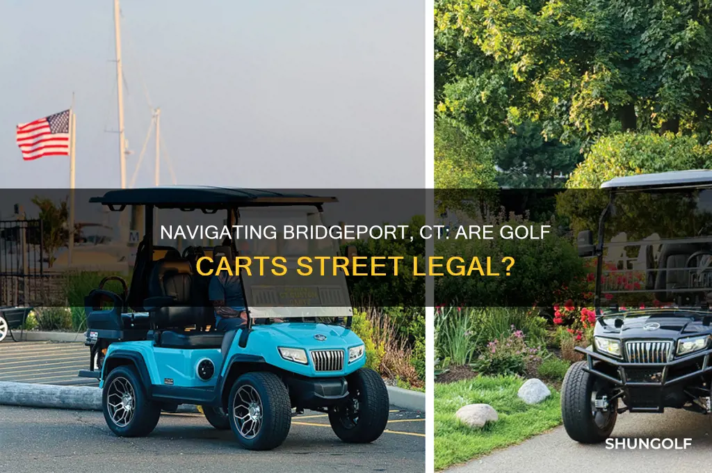 can golf carts be driven in bridgeport ct