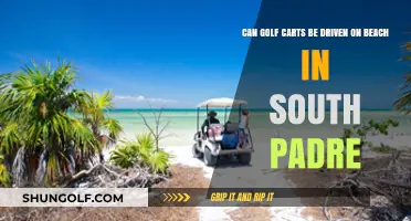 Driving Golf Carts on South Padre Island Beaches: Rules and Regulations