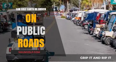 Can Golf Carts Legally Navigate Public Roads? Rules Explained