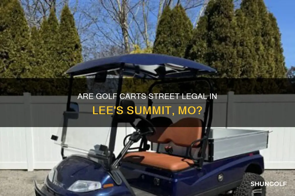 can golf carts be street legal in lee