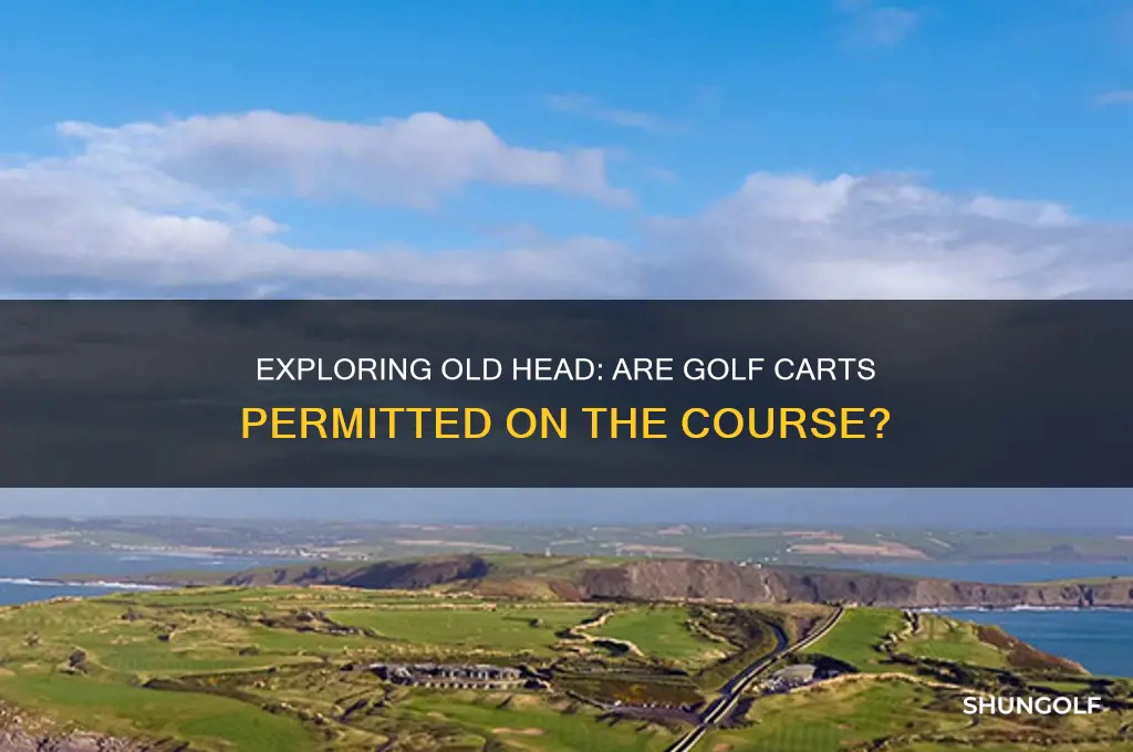 can golf carts be used at old head