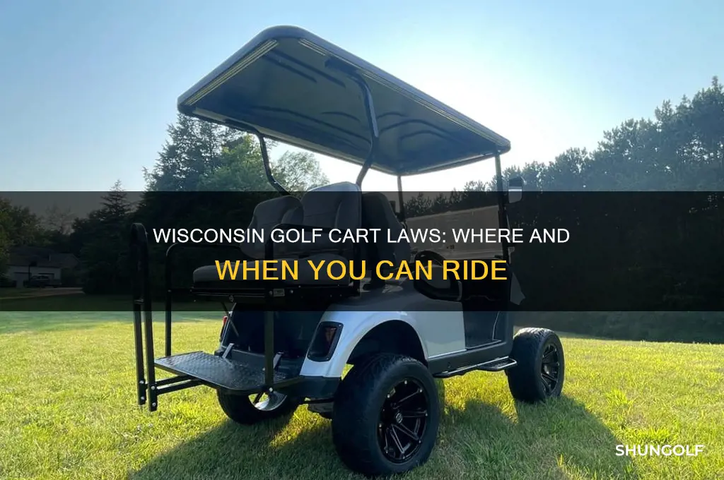can golf carts be used in wisconsin