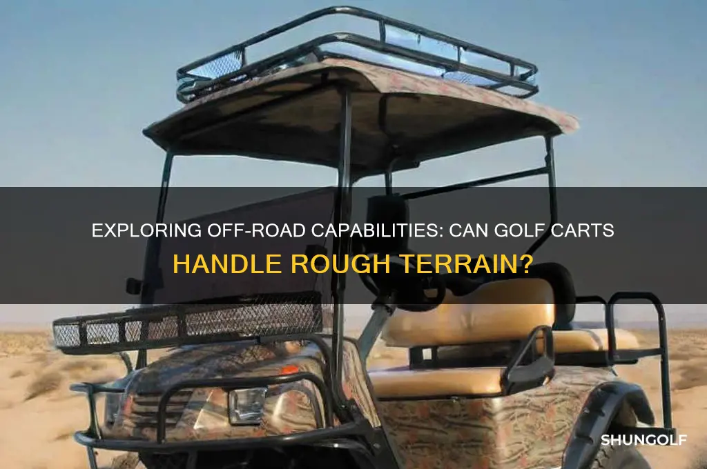 can golf carts go off road