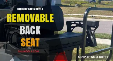 Removable Back Seat Options for Golf Carts: A Practical Guide