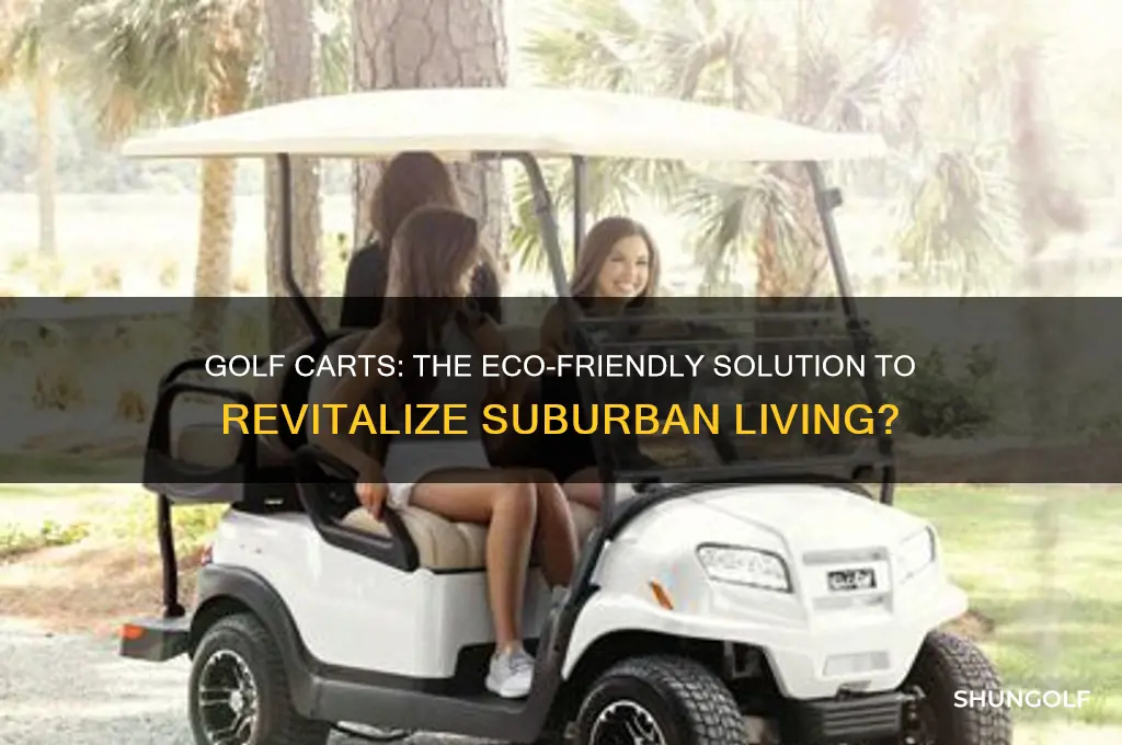 can golf carts save suburbia