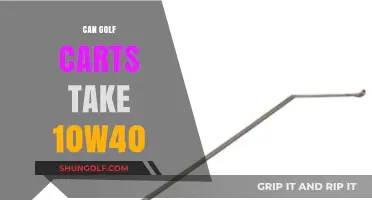 Can Golf Carts Use 10W40 Oil? Essential Maintenance Tips