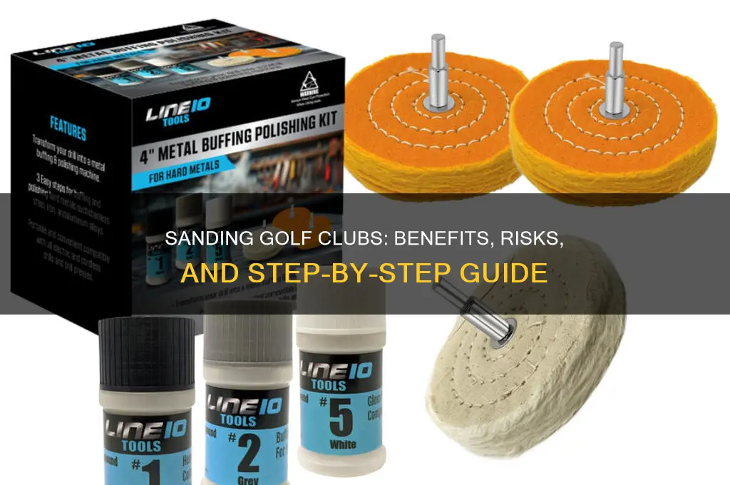 can golf clubs be sanded