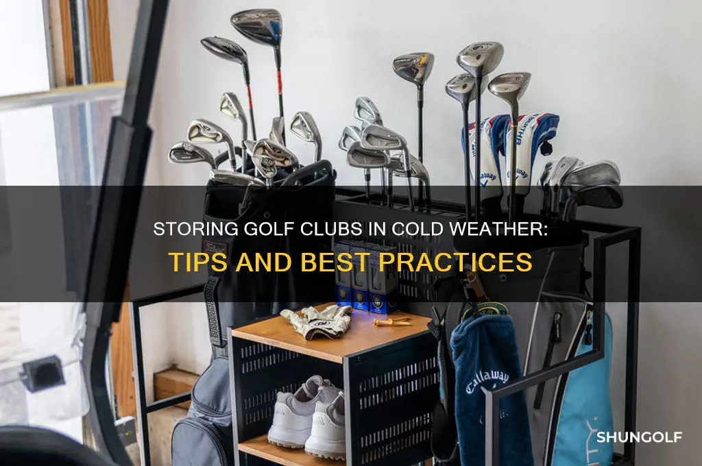 can golf clubs be stored in the cold