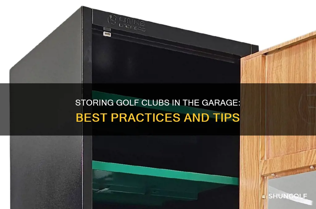 can golf clubs be stored in the garage