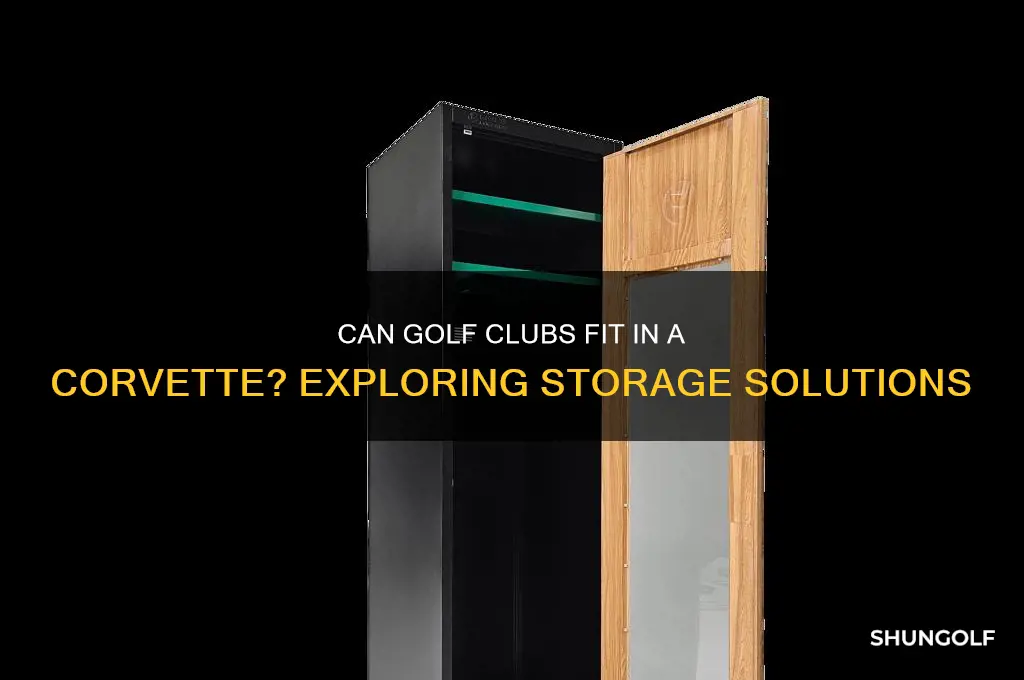 can golf clubs fit in a corvette