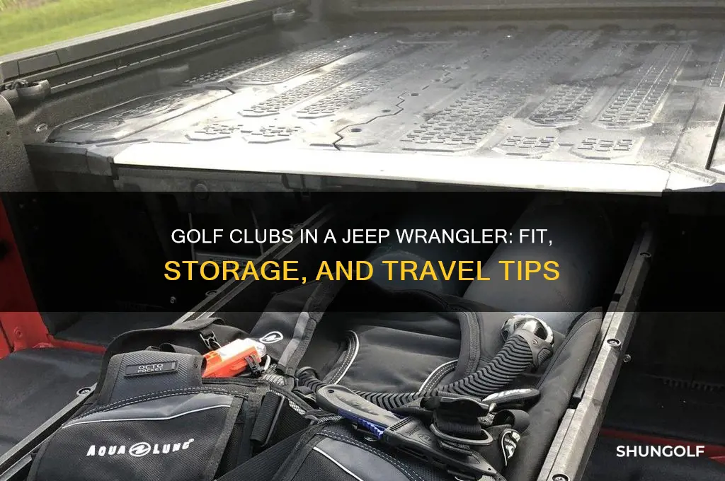 can golf clubs fit in a jeep wrangler