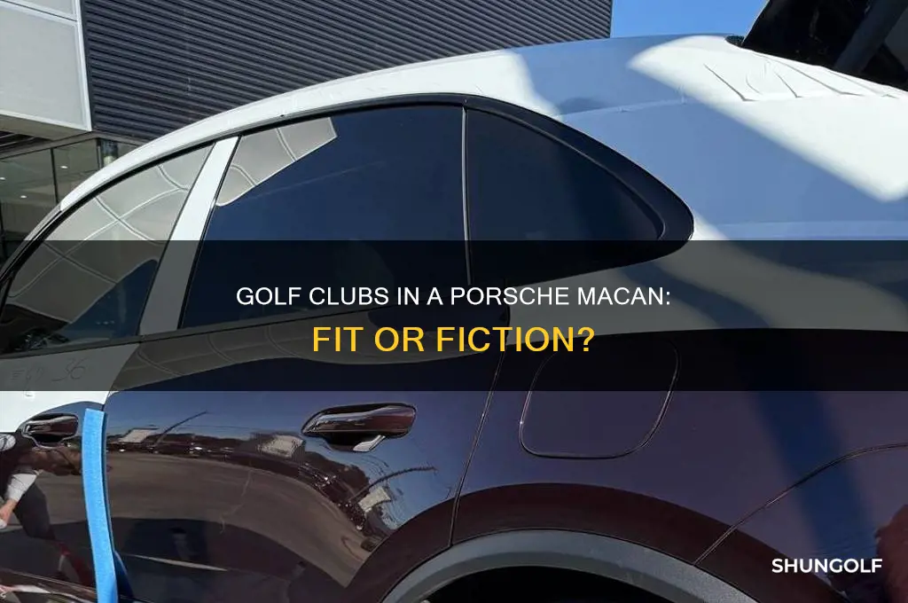 can golf clubs fit in a porsche macan
