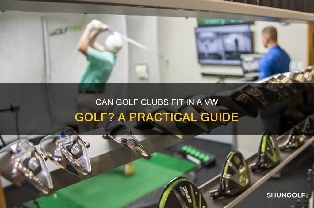 can golf clubs fit in a vw golf