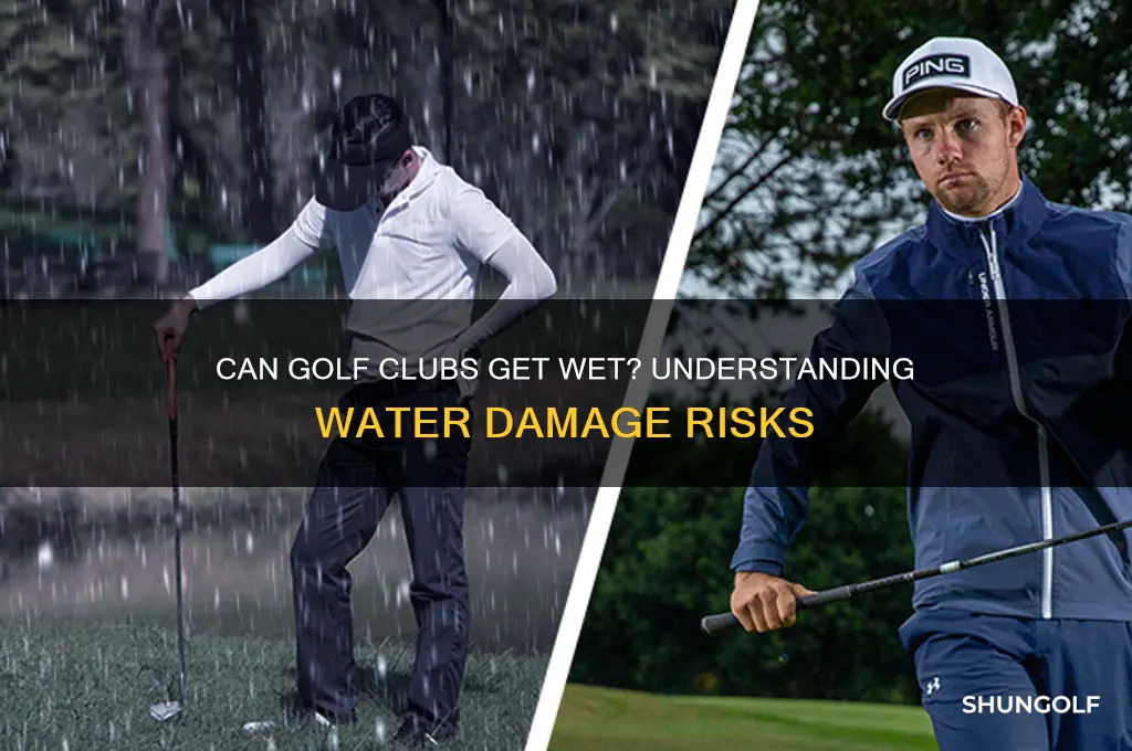 can golf clubs get wet