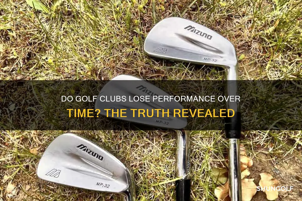can golf clubs go dead