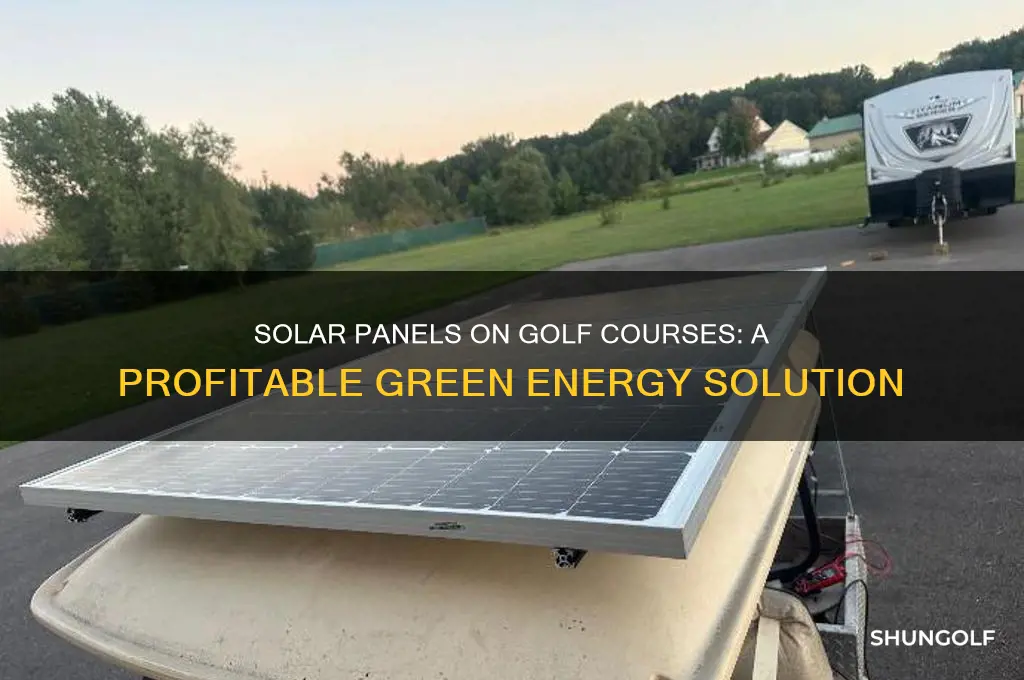 can golf course owners benefit from solar panels