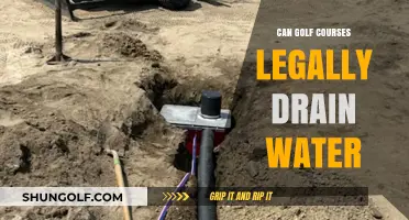Can Golf Courses Legally Drain Water? Exploring Environmental and Legal Implications