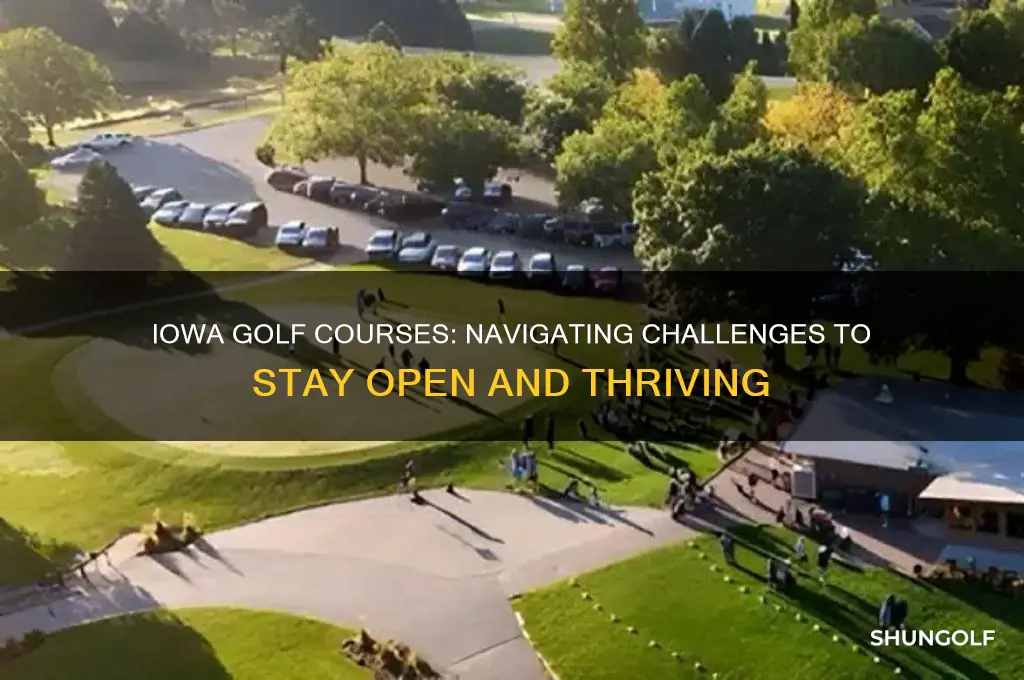 can golf courses stay open in iowa