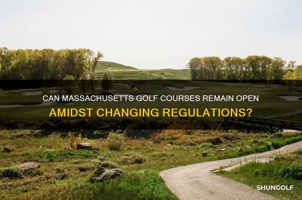 can golf courses stay open in massachusetts