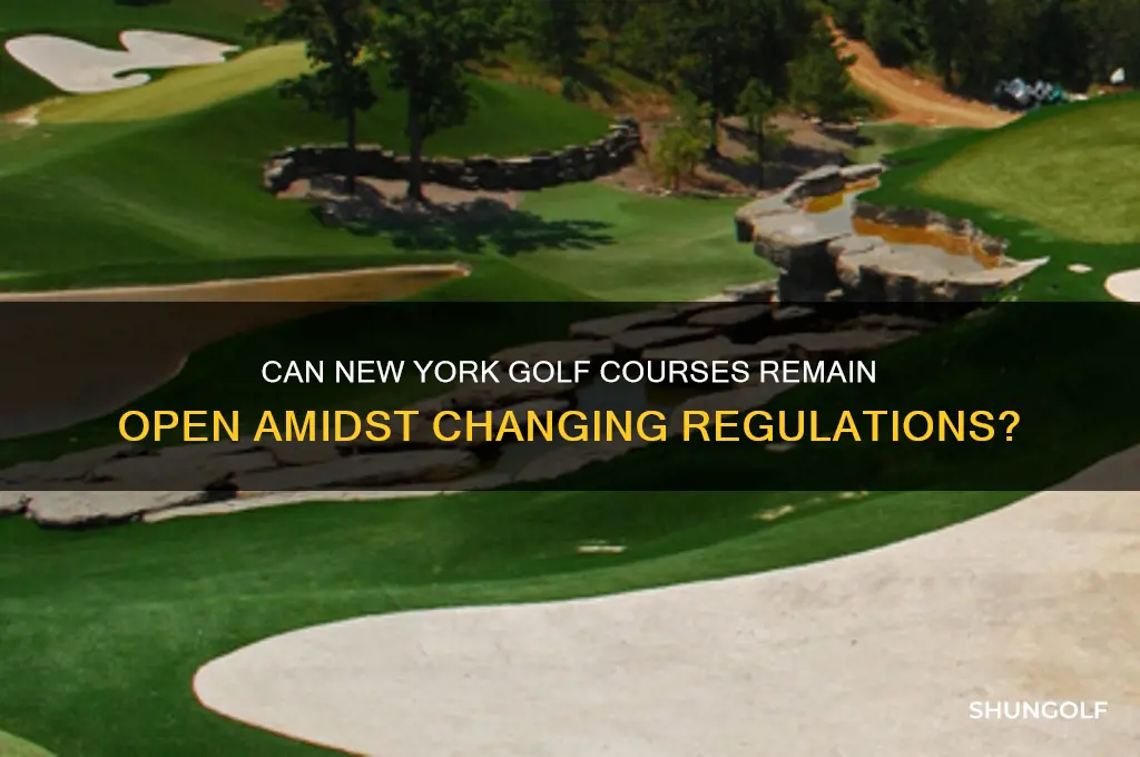 can golf courses stay open in new york