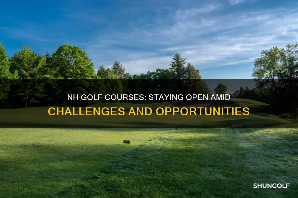 can golf courses stay open in nh