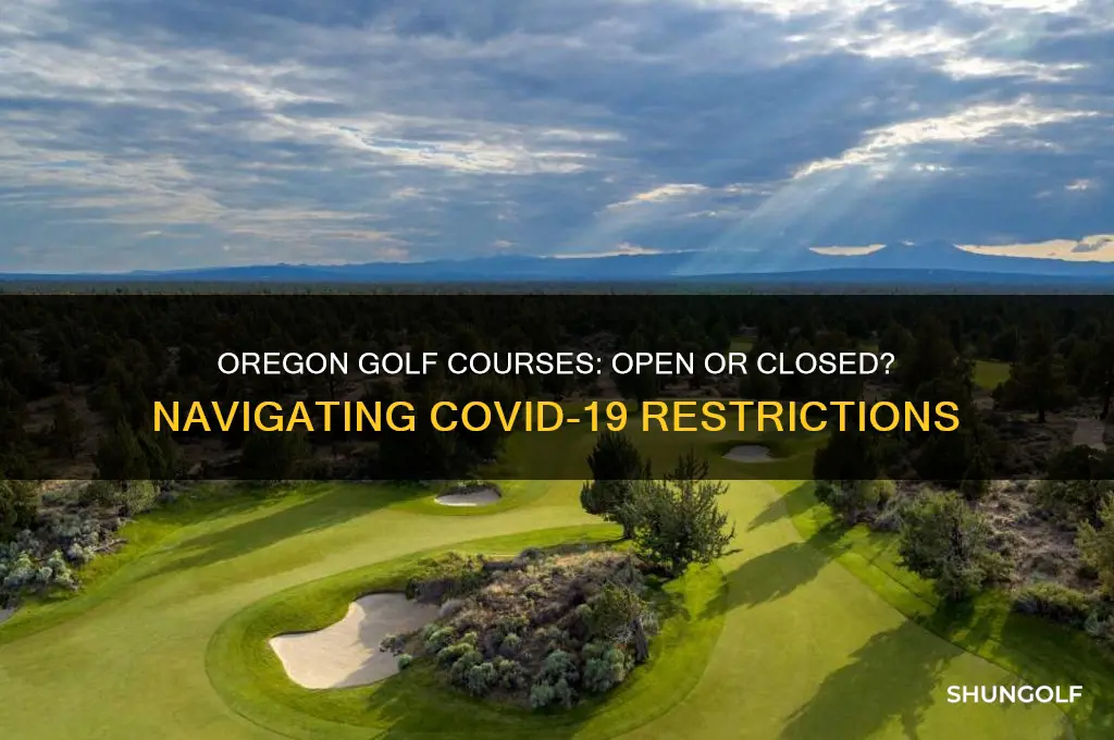 can golf courses stay open in oregon
