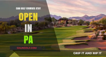 Can PA Golf Courses Remain Open Amid Changing Regulations?