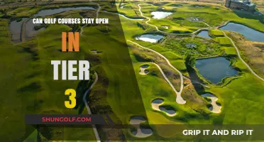 Golf Courses in Tier 3: Open or Closed? What to Expect