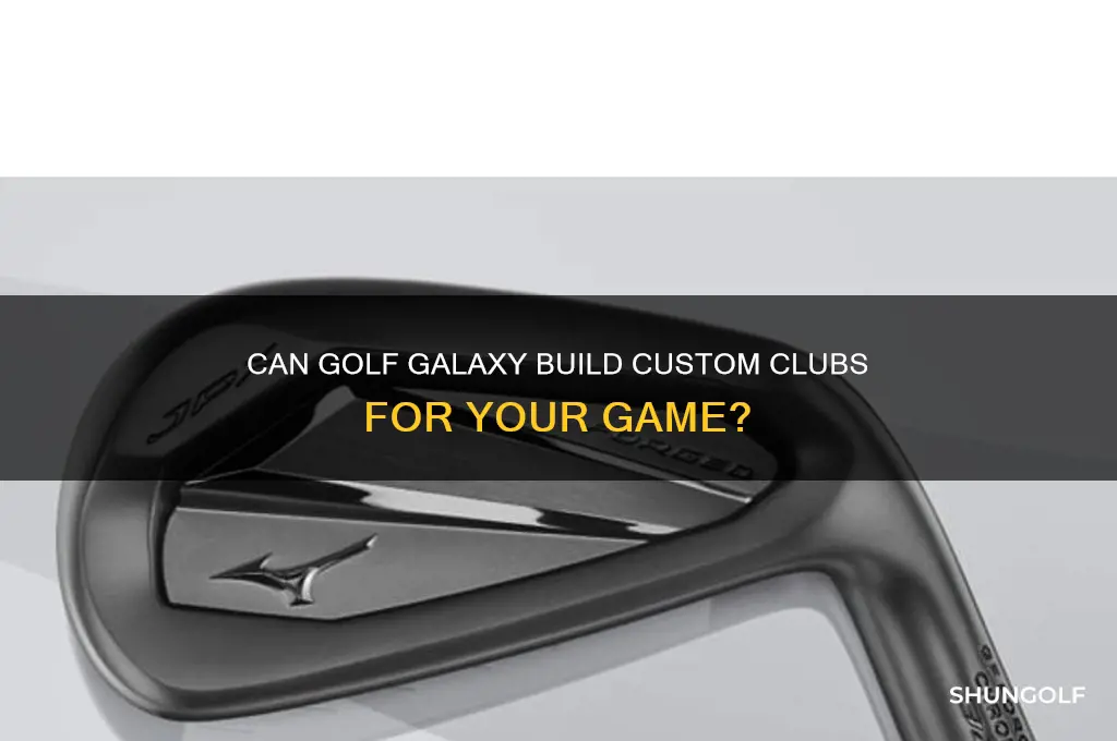 can golf galaxy build clubs