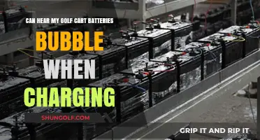 Why Golf Cart Batteries Bubble During Charging: Causes and Solutions